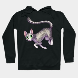 Cozy Gray Tabby Hoodie